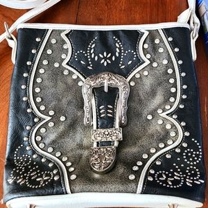 Western bling concel carry purse